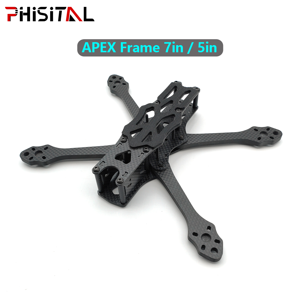 Drone Cinematic - APEXフレーム 7インチ/6インチ/5インチ カーボンファイバー製クアッドコプターフレームキット（19/22mmカメラ用） | アナログVTX |