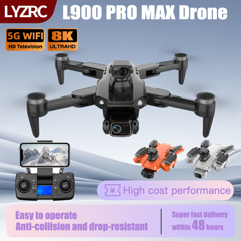 Drone Photogrammetry - LYZRC L900 PRO MAX レーザー障害物回避 GPS