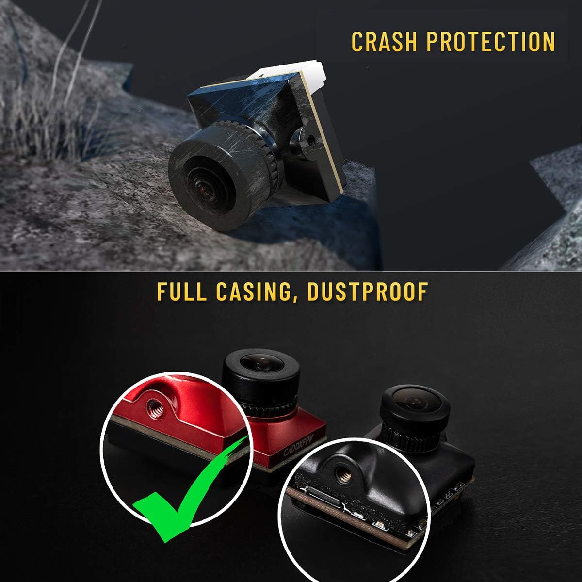 CADDX マイクロ FPV カメラ Ratel 2 4.5 - Drone Cinematic のレビューと価格