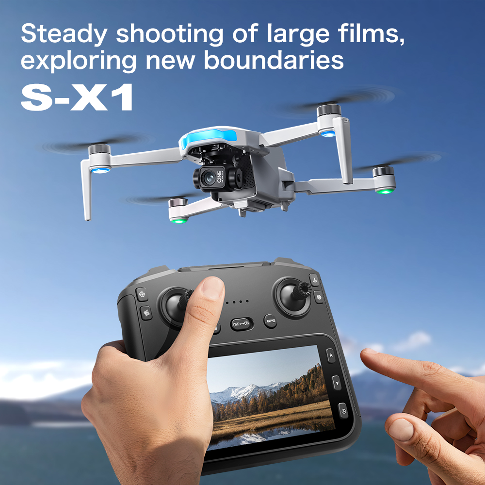 オリジナルS-X1 GPSドローン 8KHDプロフェッショナ - Drone Photogrammetry のレビューと価格