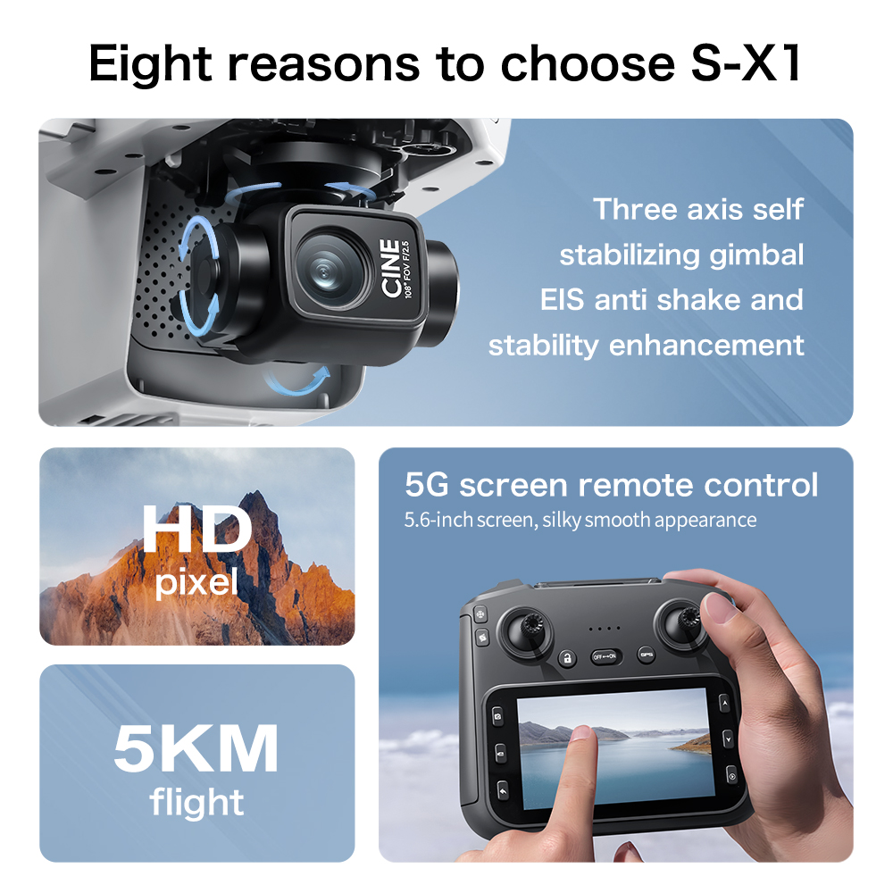 トップディール S-X1 MAX GPSドローン 3軸ジンバ - Drone Photogrammetry のレビューと価格