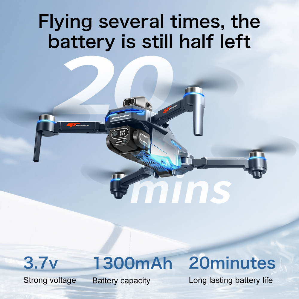 オリジナルGT8ドローン、大型スクリーンリモコン、8K HD - Drone Photogrammetry のレビューと価格